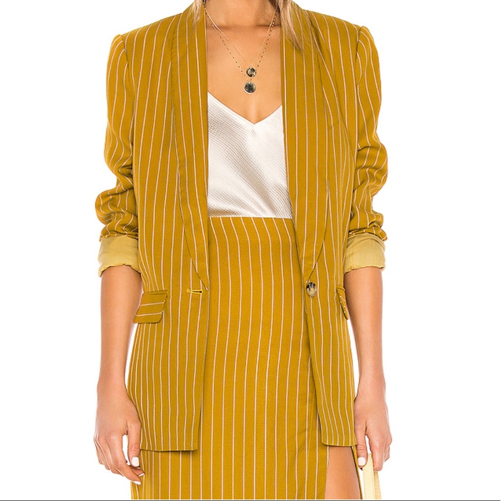 Mustard blazer